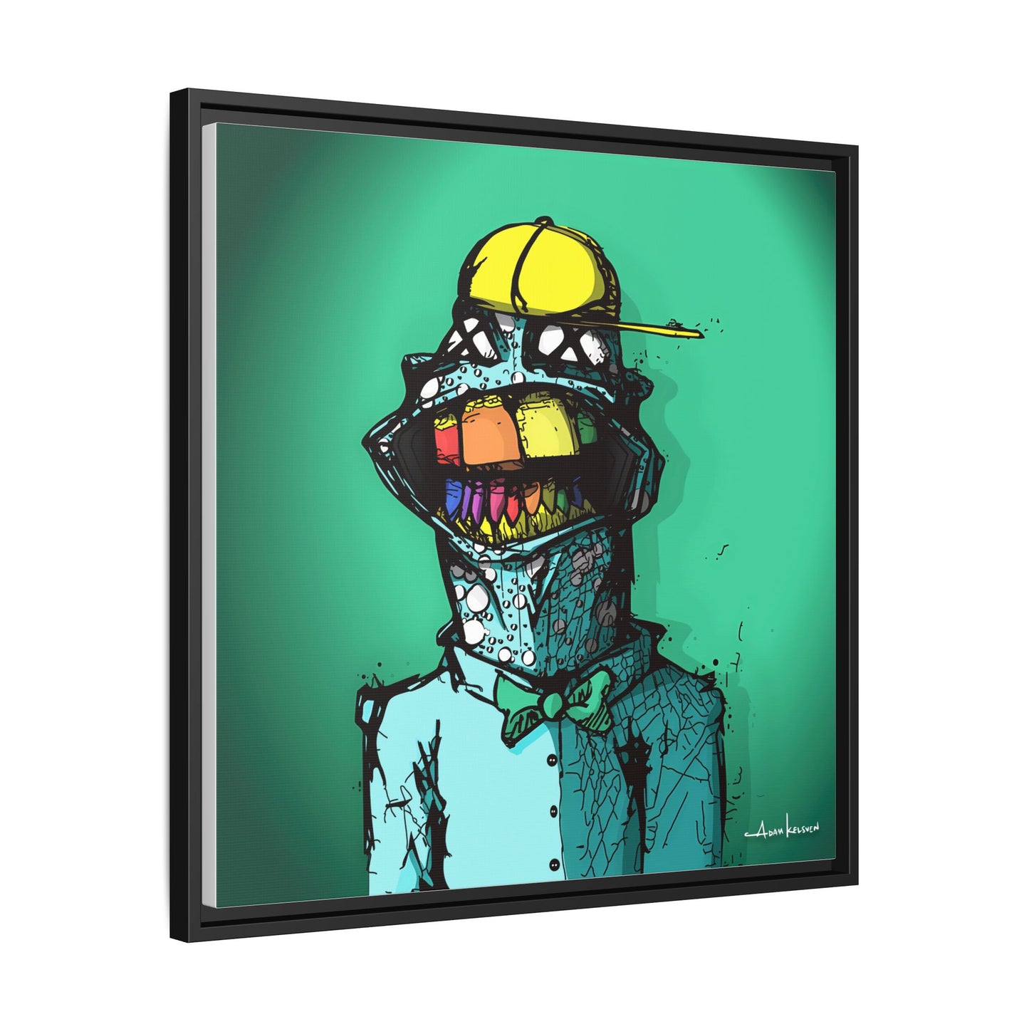 Creep #317 - Gallery Canvas Wraps, Square Frame