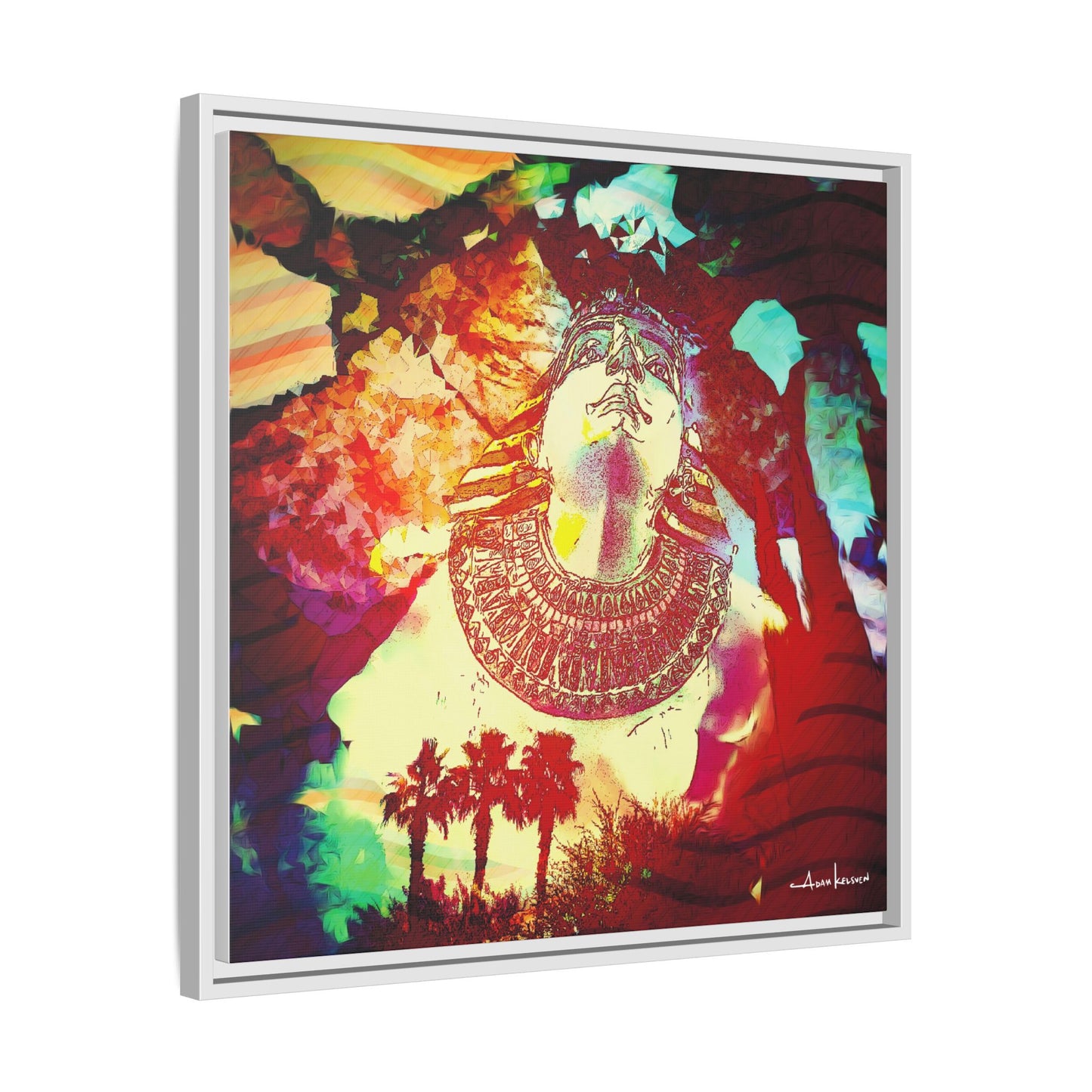 West Quest - Gallery Canvas Wrap, Square Frame