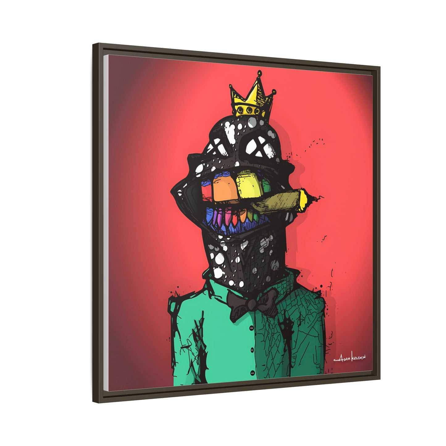 Creep #197 - Gallery Canvas Wraps, Square Frame