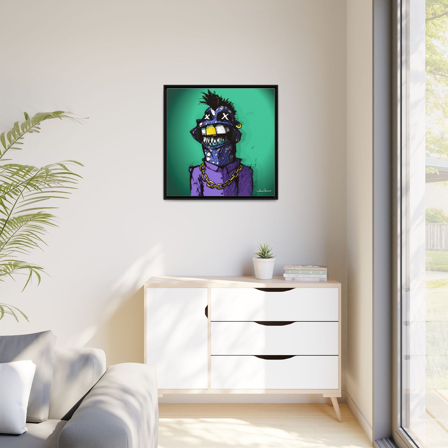 Creep #169 - Gallery Canvas Wraps, Square Frame