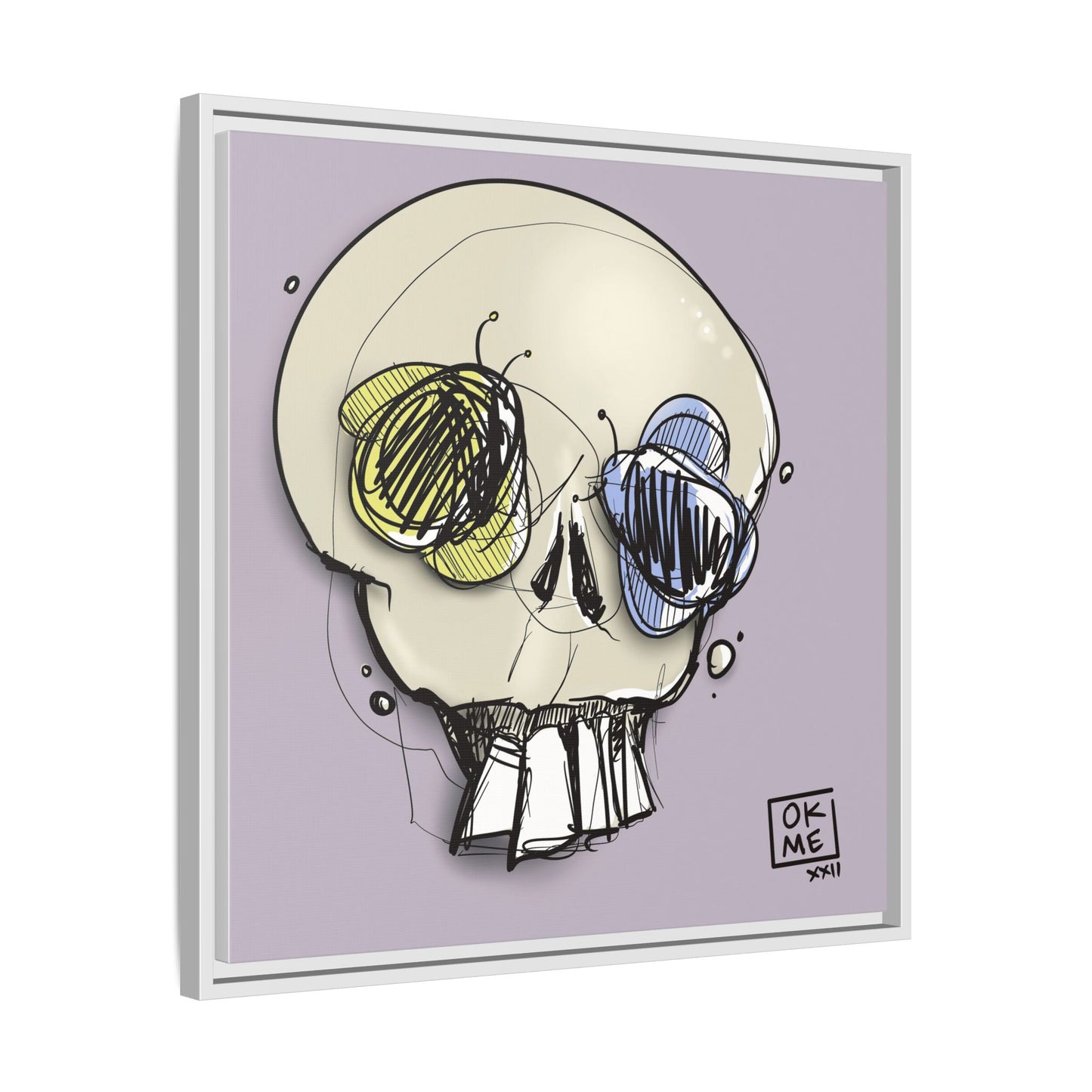 Pearl - Gallery Canvas Wrap, Square Frame