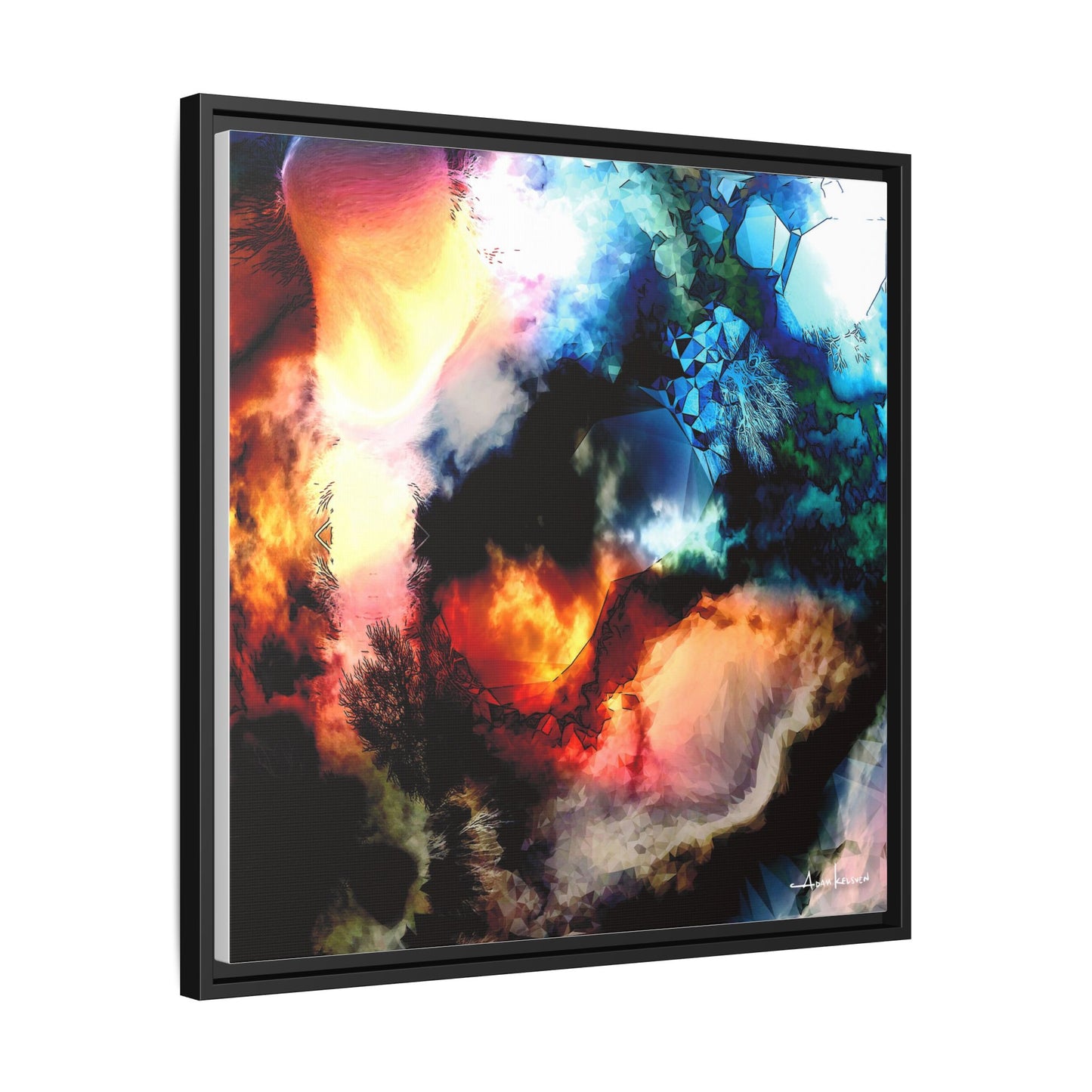 Rubble - Gallery Canvas Wrap, Square Frame