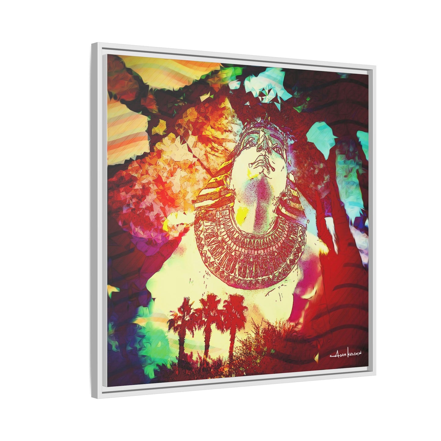 West Quest - Gallery Canvas Wrap, Square Frame