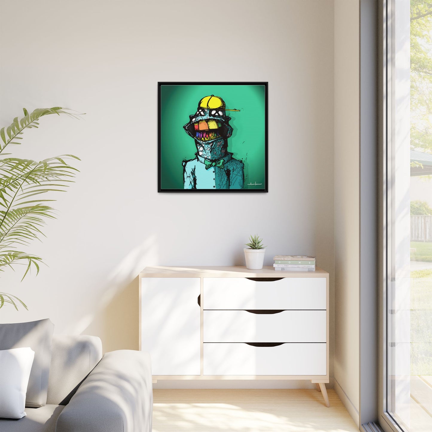 Creep #317 - Gallery Canvas Wraps, Square Frame