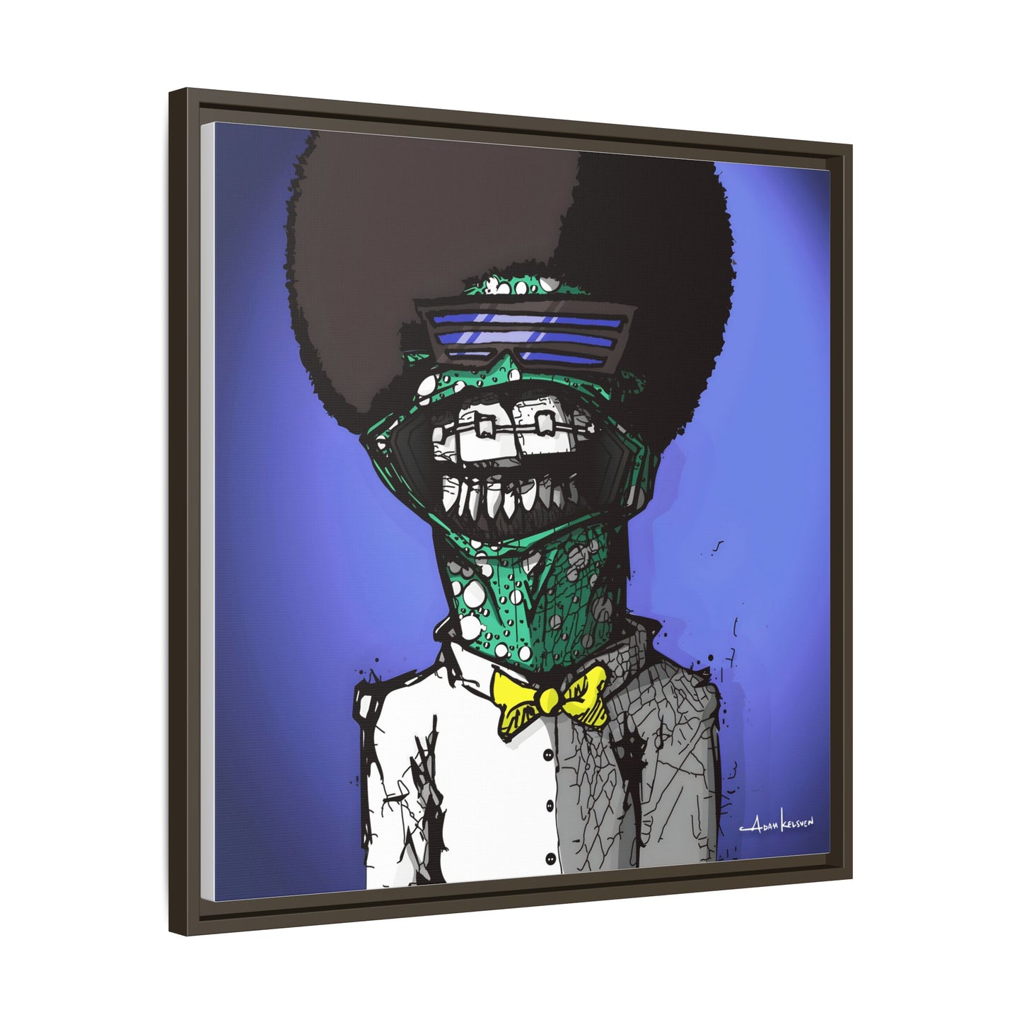 Creep #159 - Gallery Canvas Wraps, Square Frame