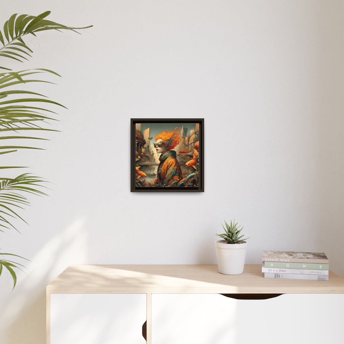 Urban Siren - Gallery Canvas Wrap, Square Frame