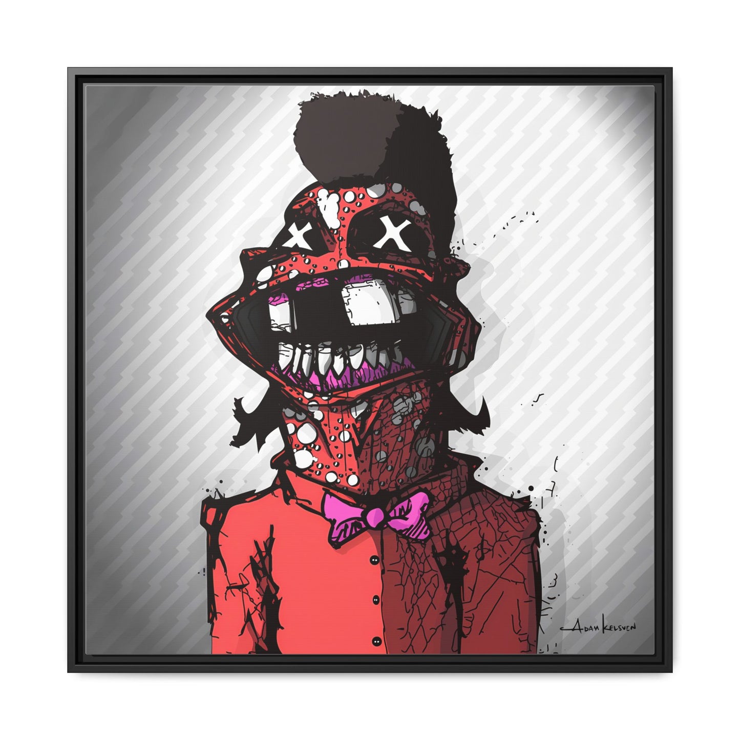 Creep #327 - Gallery Canvas Wraps, Square Frame