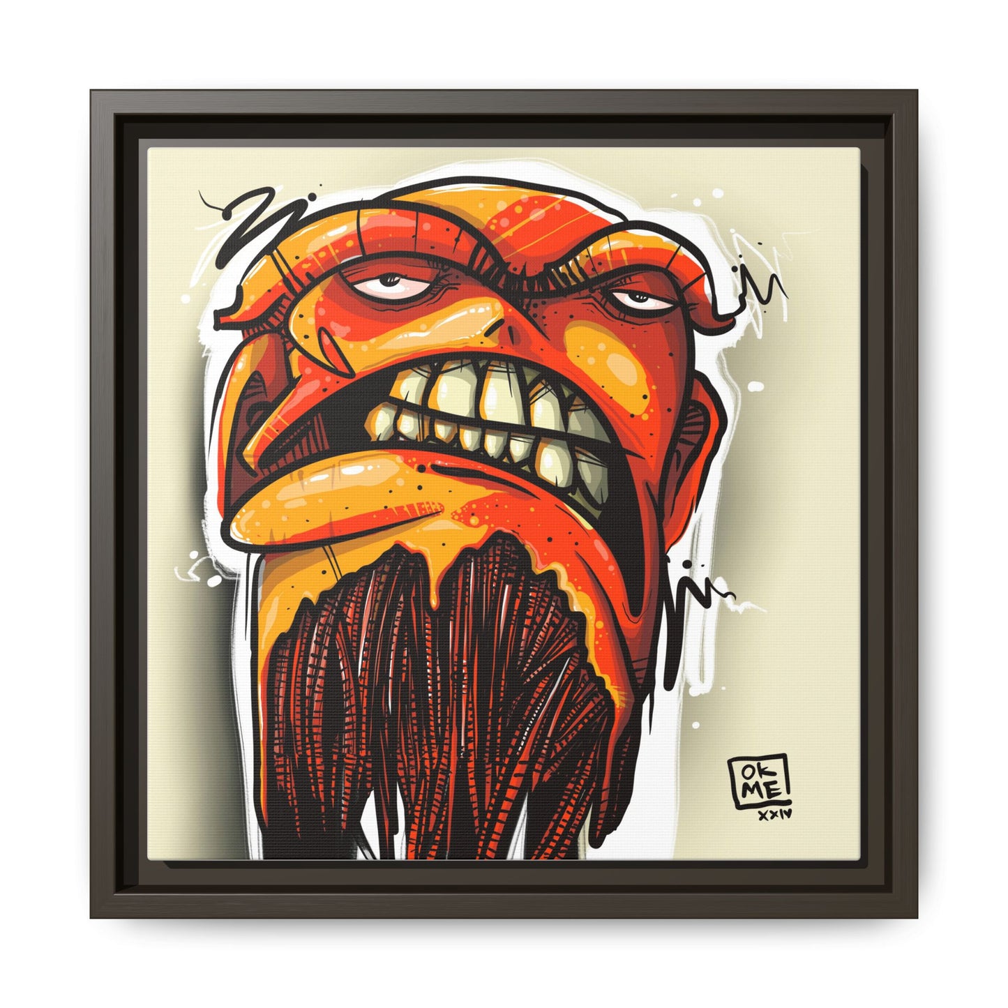 Heavy - Gallery Canvas Wrap, Square Frame