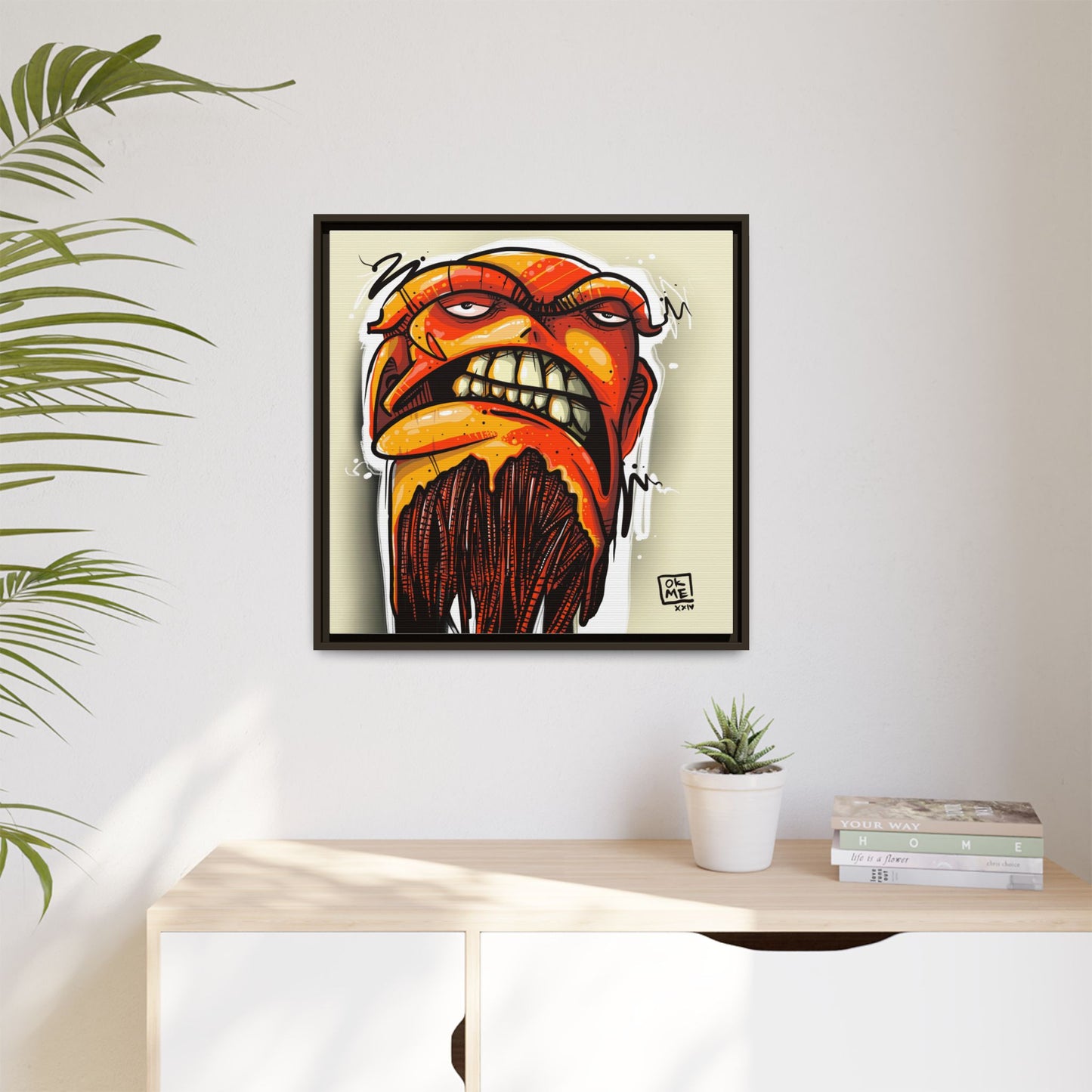 Heavy - Gallery Canvas Wrap, Square Frame