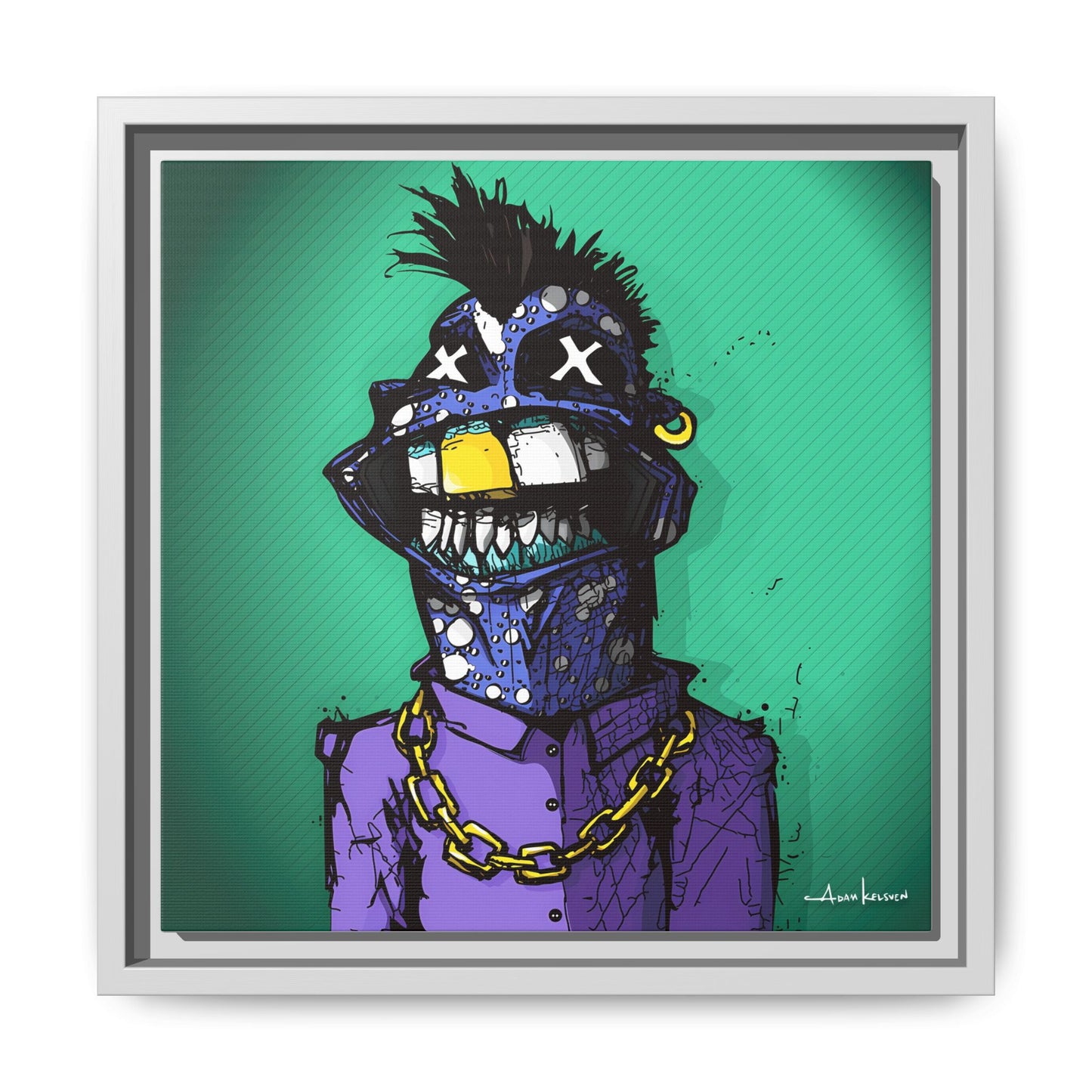 Creep #169 - Gallery Canvas Wraps, Square Frame