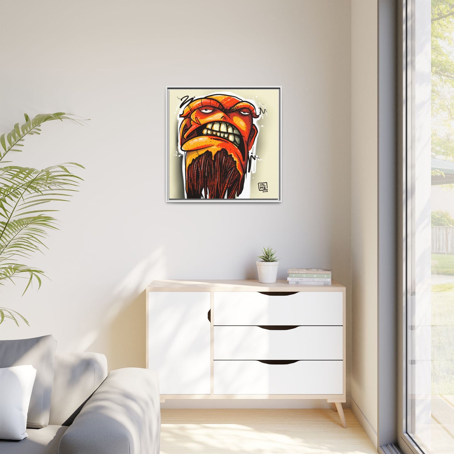 Heavy - Gallery Canvas Wrap, Square Frame