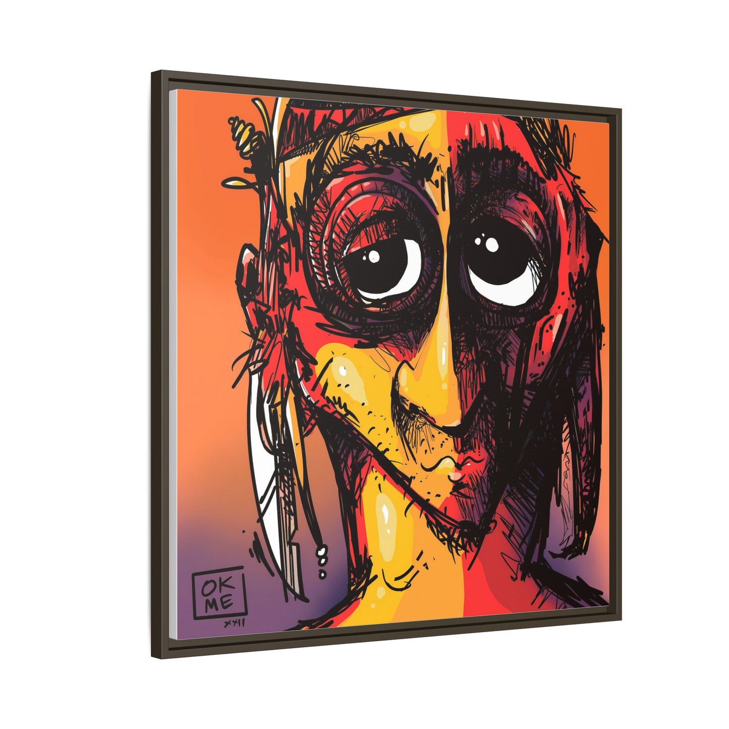 Serf - Gallery Canvas Wrap, Square Frame