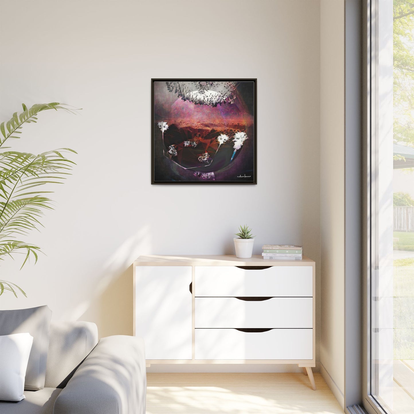 Bunny - Gallery Canvas Wrap, Square Frame