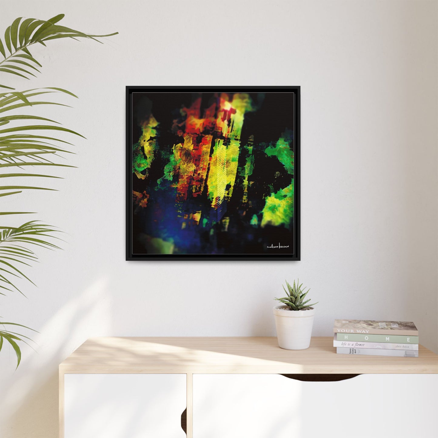 Digital Surface - Gallery Canvas Wrap, Square Frame