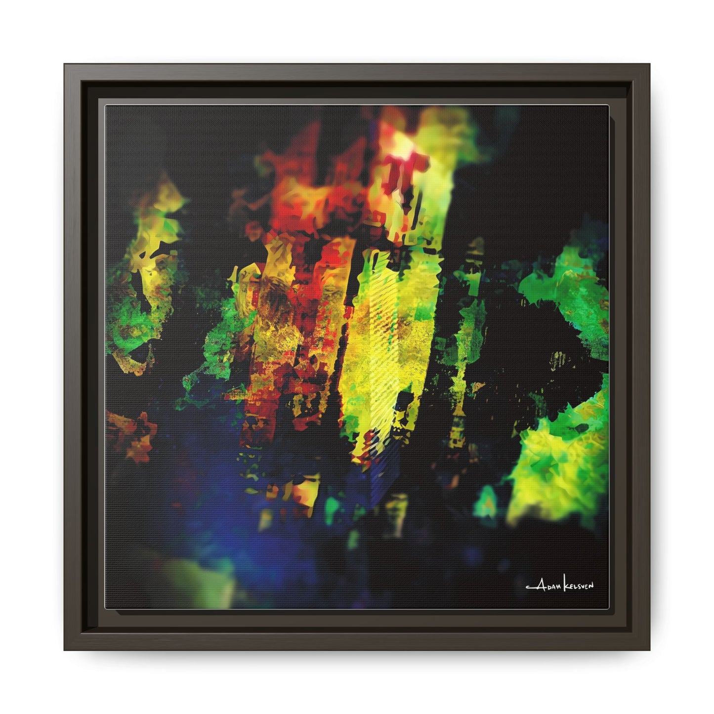 Digital Surface - Gallery Canvas Wrap, Square Frame