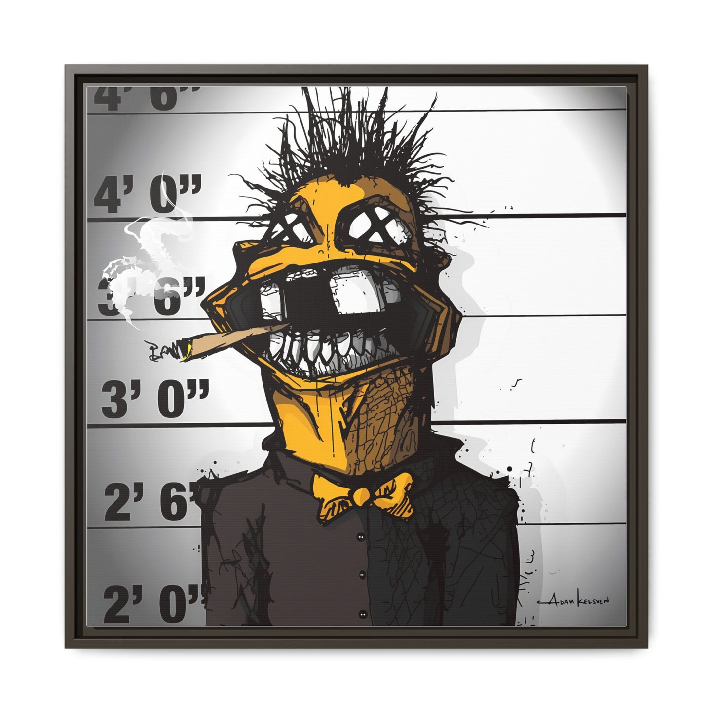 Creep #323 - Gallery Canvas Wraps, Square Frame