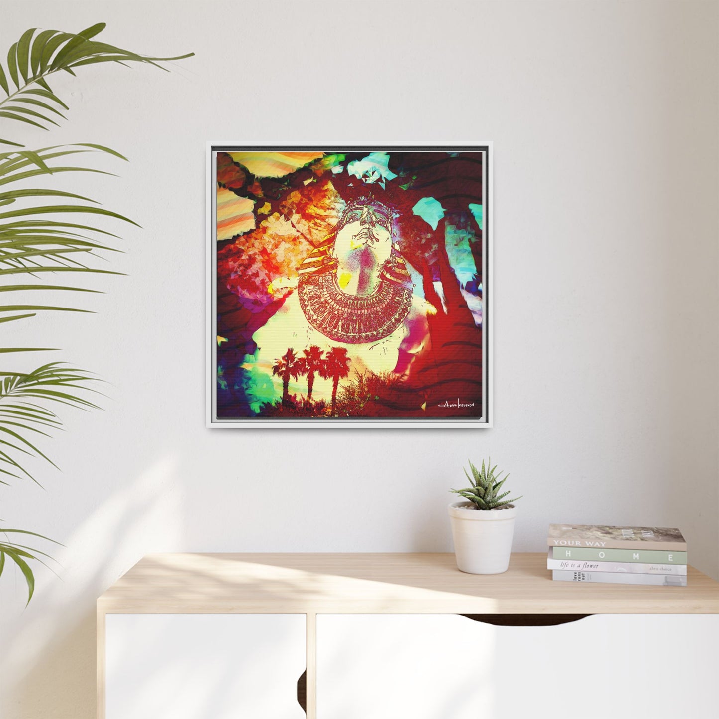 West Quest - Gallery Canvas Wrap, Square Frame