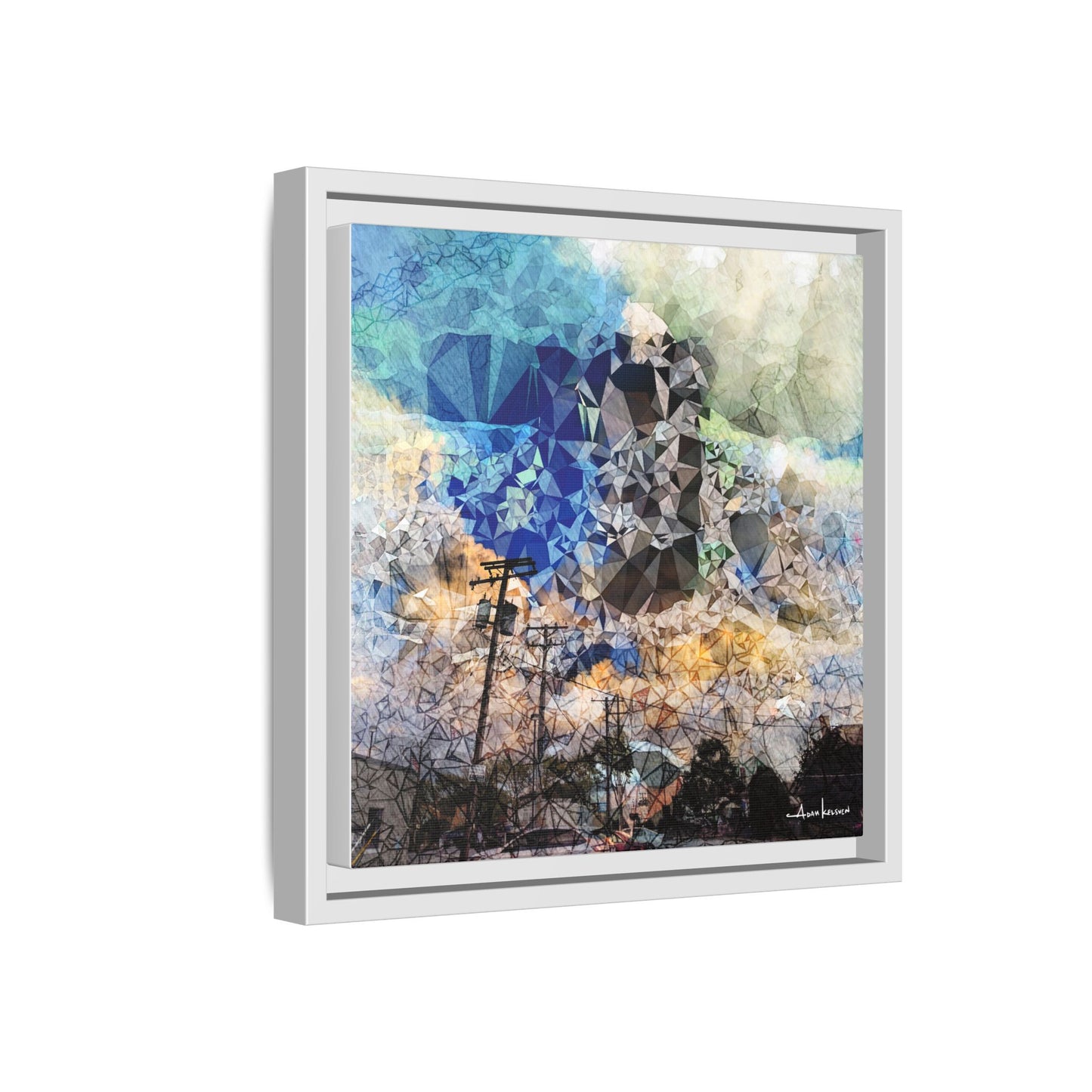Storms - Gallery Canvas Wrap, Square Frame