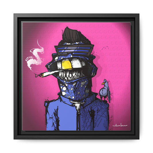 Creep #022 - Gallery Canvas Wraps, Square Frame