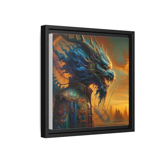Golden Skies - Gallery Canvas Wrap, Square Frame