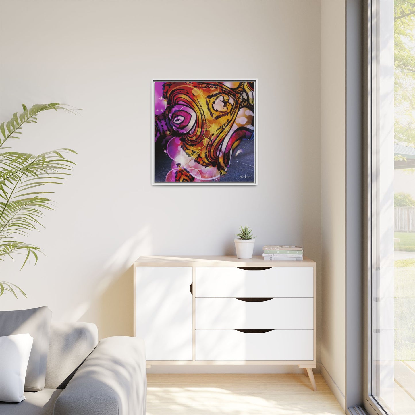 It's Pretty Out There - Gallery Canvas Wrap, Square Frame
