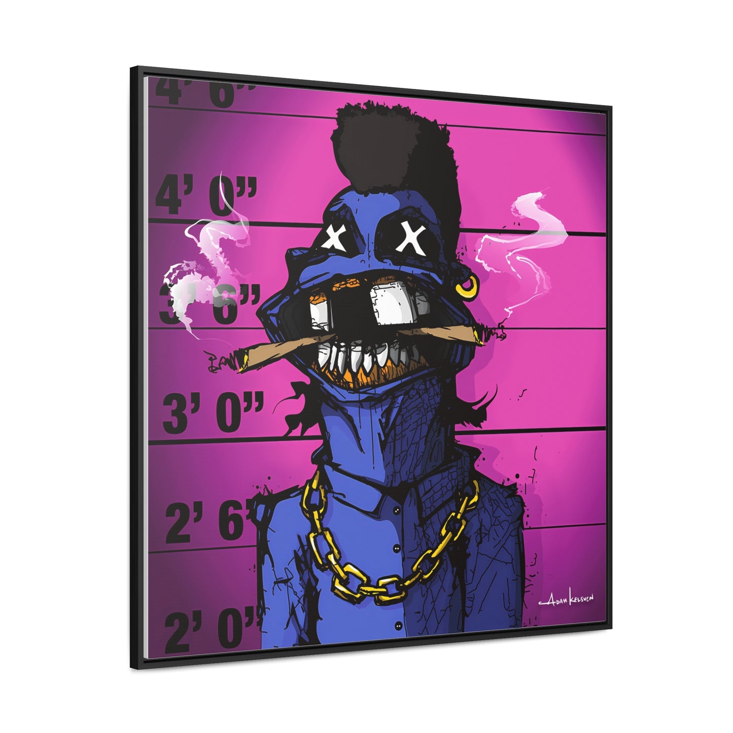 Creep #326 - Gallery Canvas Wraps, Square Frame