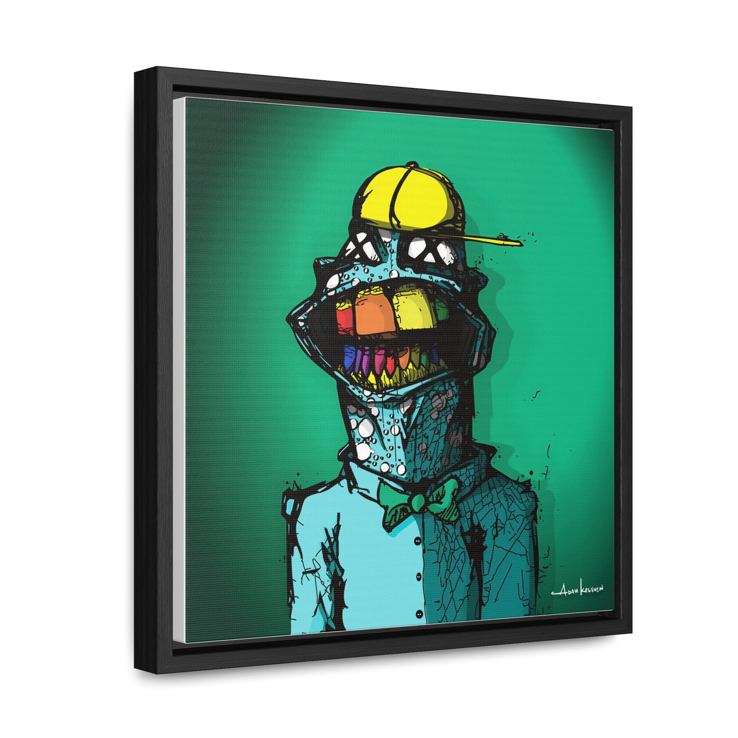 Creep #317 - Gallery Canvas Wraps, Square Frame