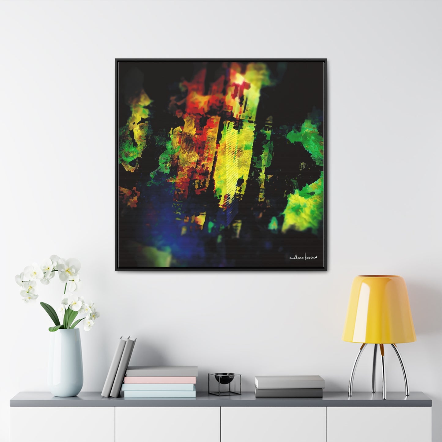 Digital Surface - Gallery Canvas Wrap, Square Frame