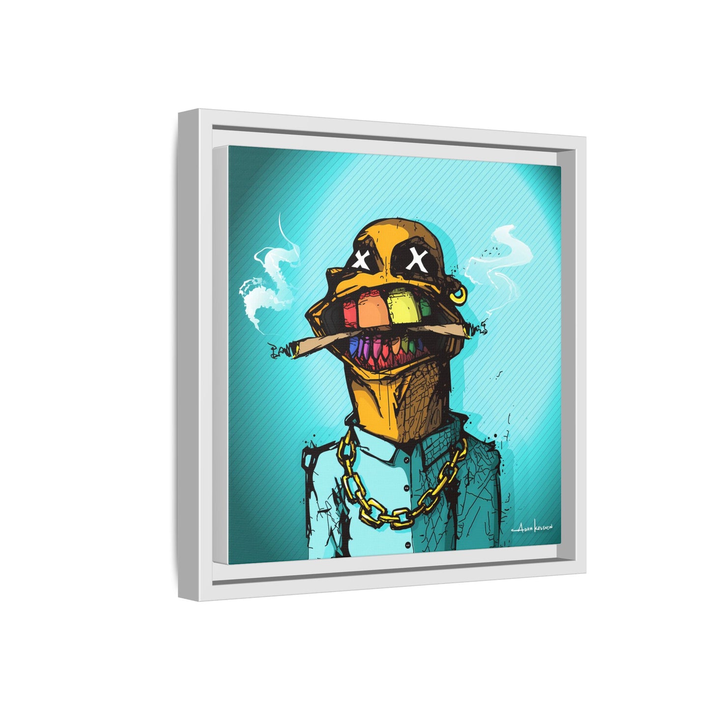 Creep #240 - Gallery Canvas Wraps, Square Frame