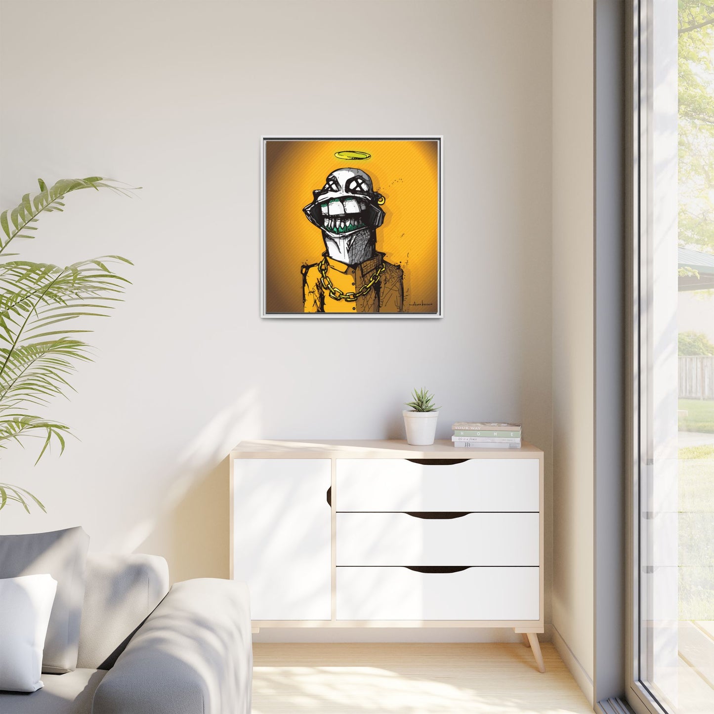 Creep #139 - Gallery Canvas Wraps, Square Frame