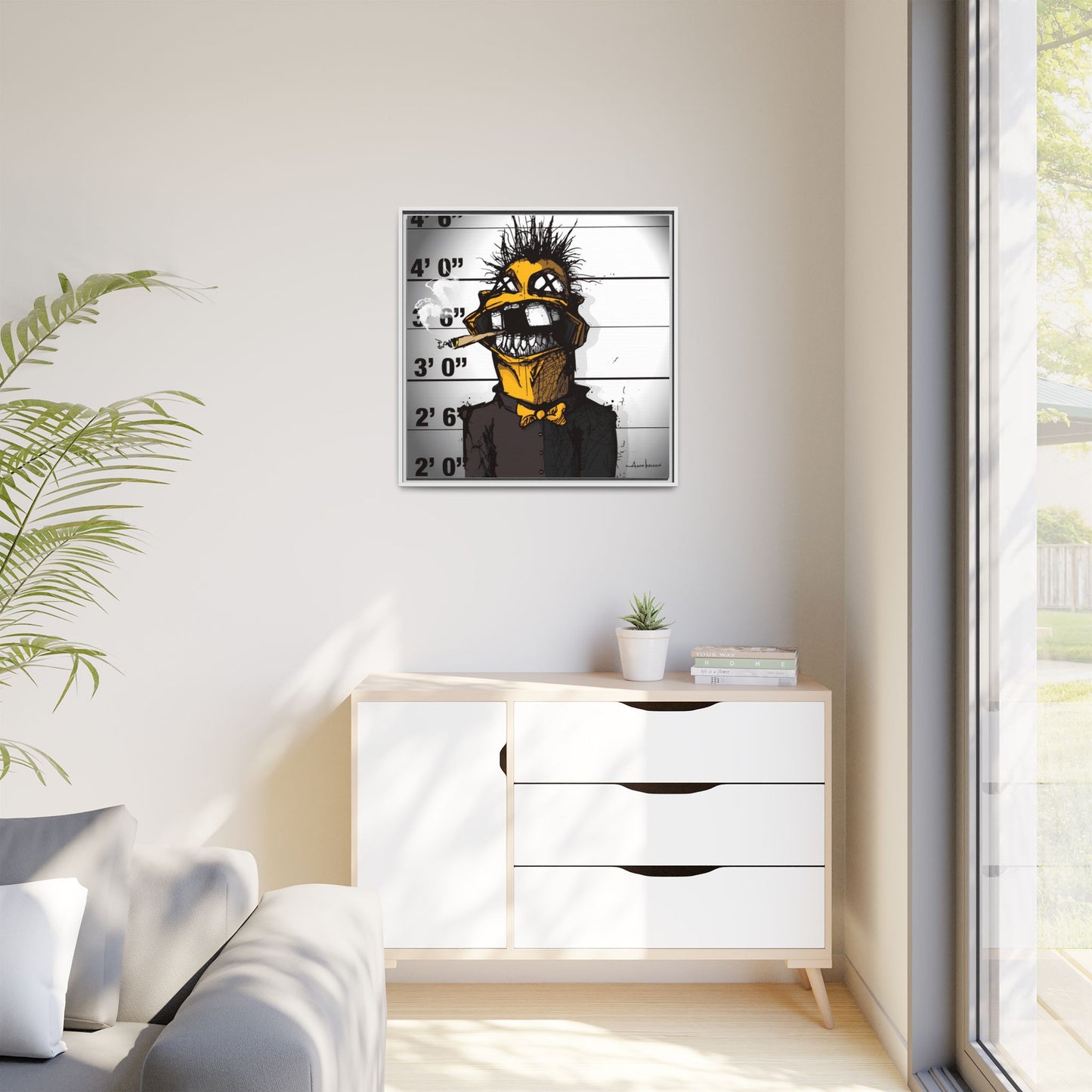 Creep #323 - Gallery Canvas Wraps, Square Frame