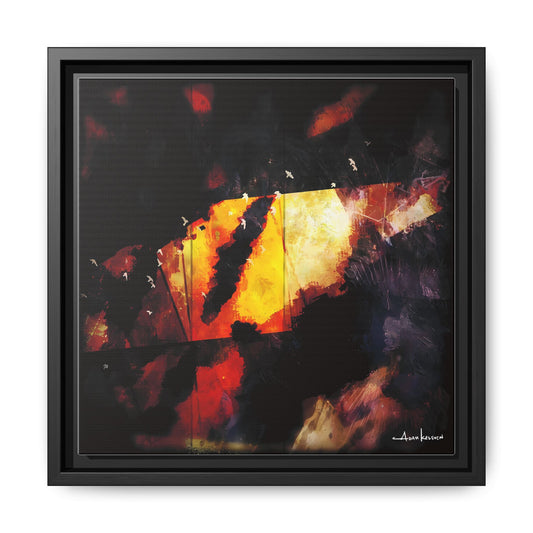 Birds Eye View - Gallery Canvas Wrap, Square Frame