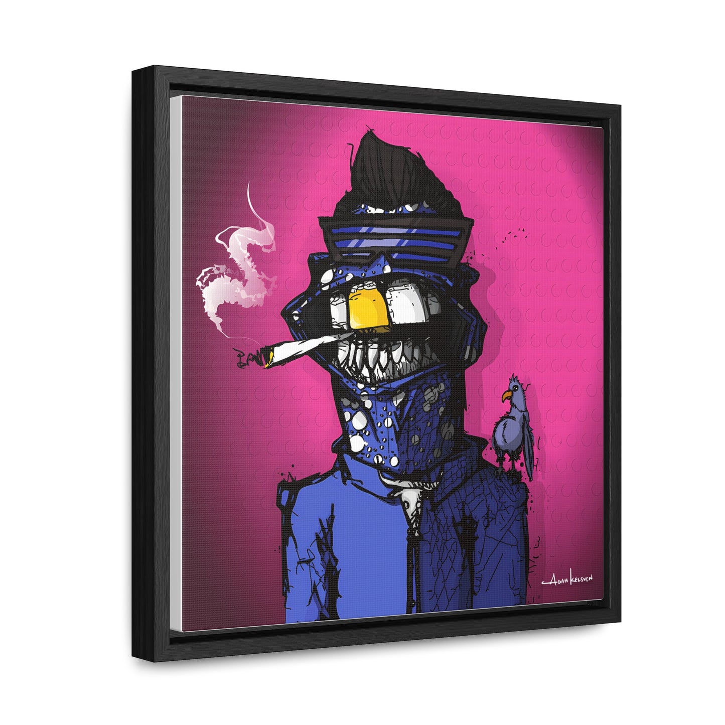 Creep #022 - Gallery Canvas Wraps, Square Frame