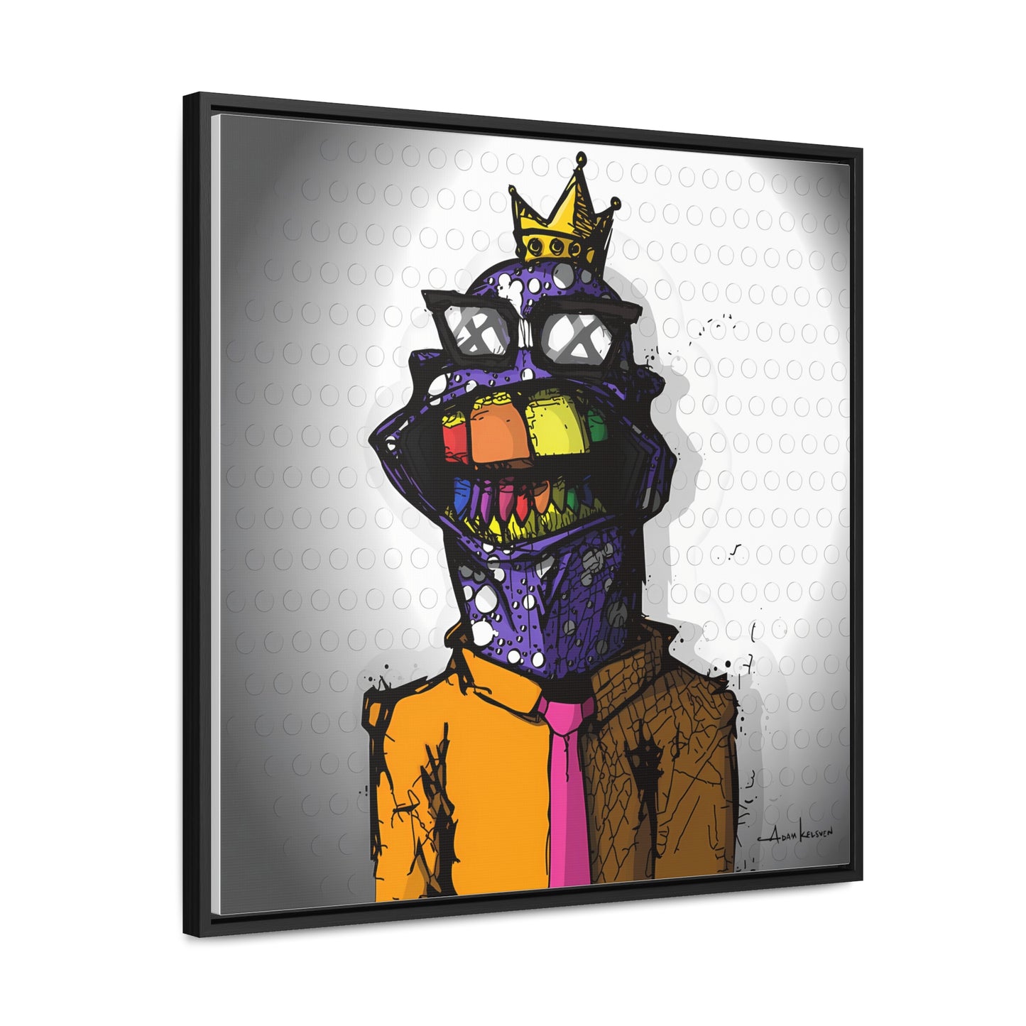 Creep #177 - Gallery Canvas Wraps, Square Frame