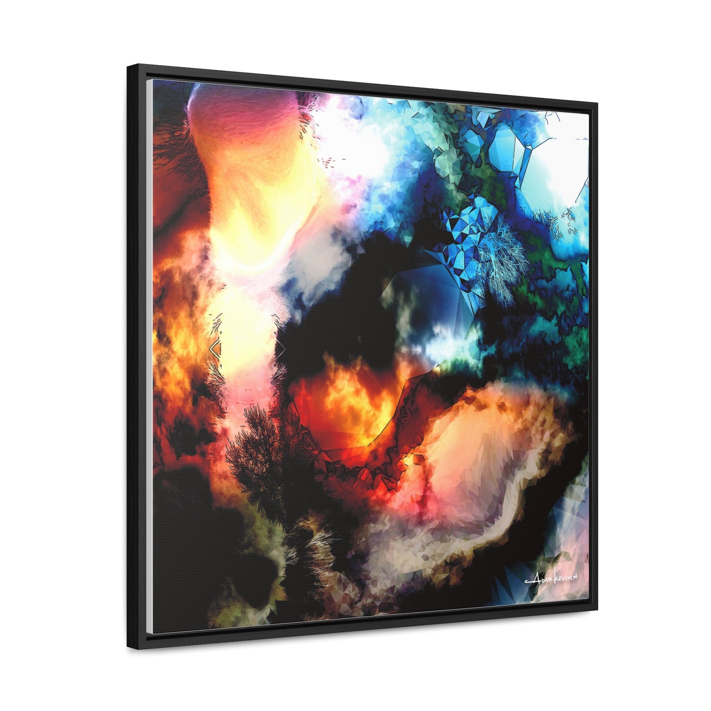 Rubble - Gallery Canvas Wrap, Square Frame