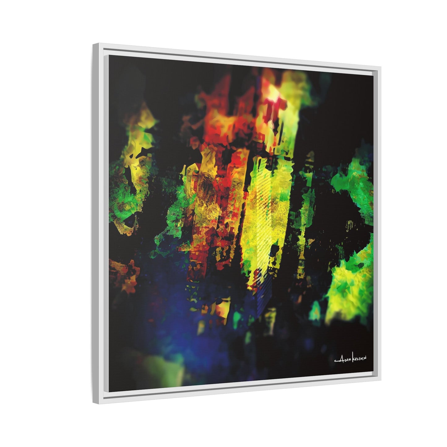 Digital Surface - Gallery Canvas Wrap, Square Frame