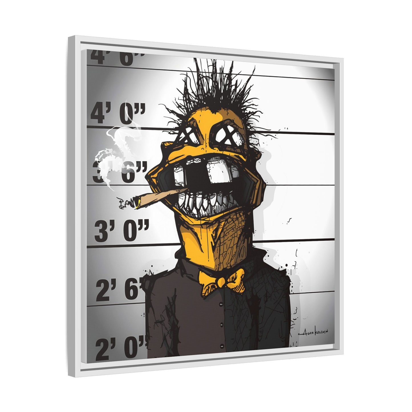 Creep #323 - Gallery Canvas Wraps, Square Frame