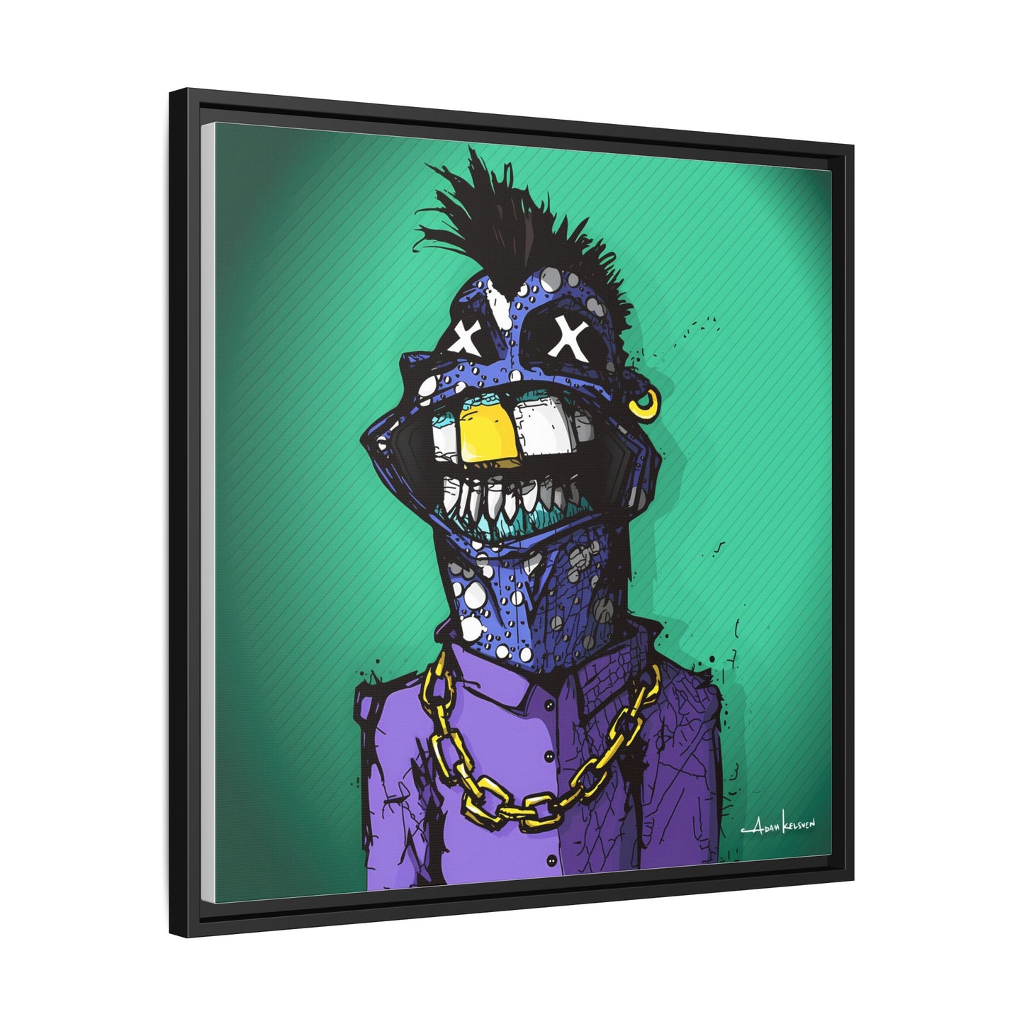 Creep #169 - Gallery Canvas Wraps, Square Frame