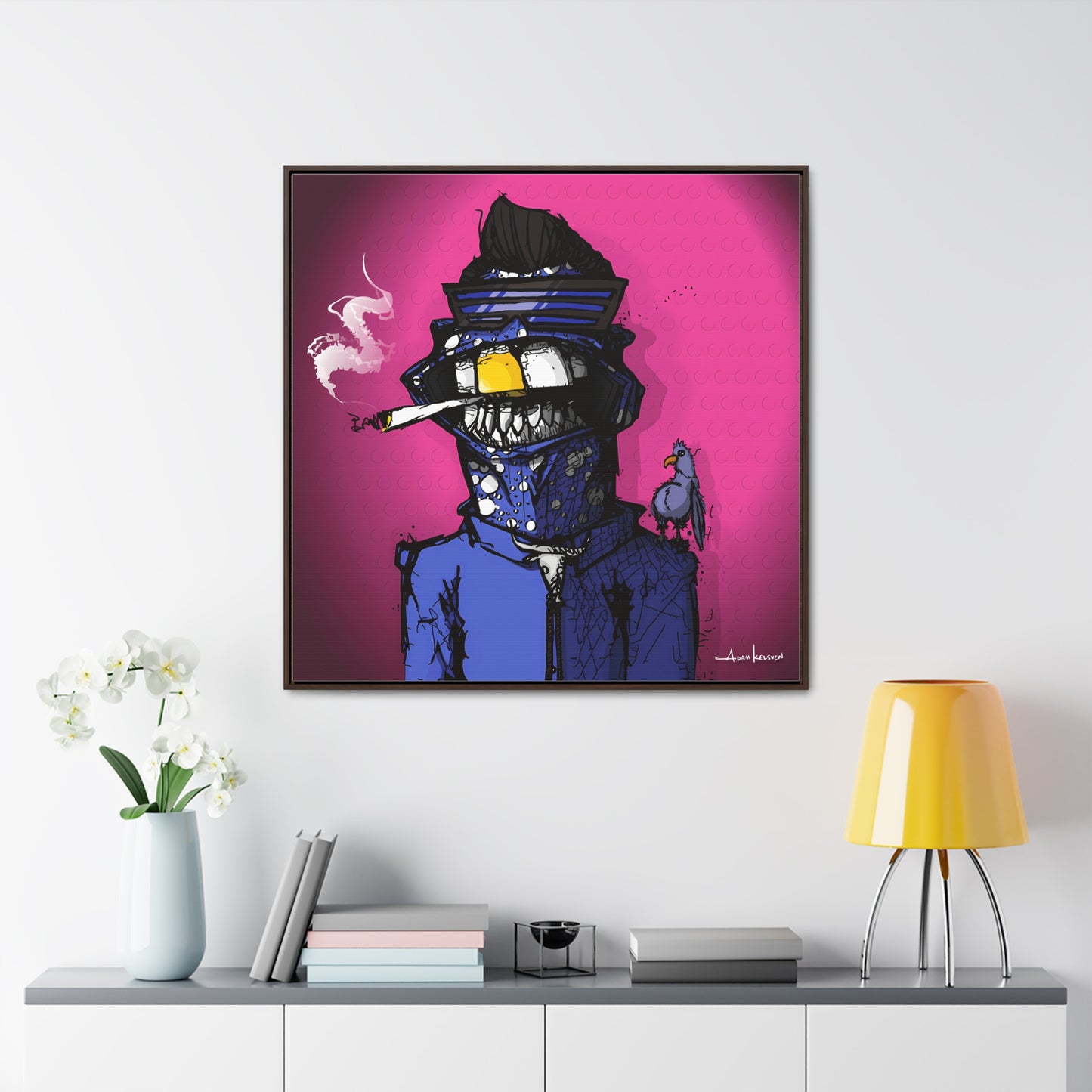 Creep #022 - Gallery Canvas Wraps, Square Frame