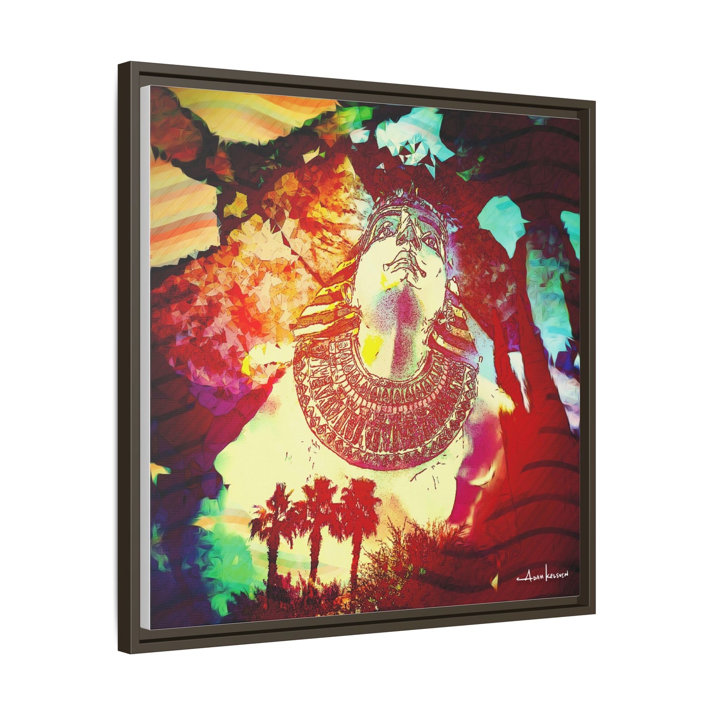 West Quest - Gallery Canvas Wrap, Square Frame