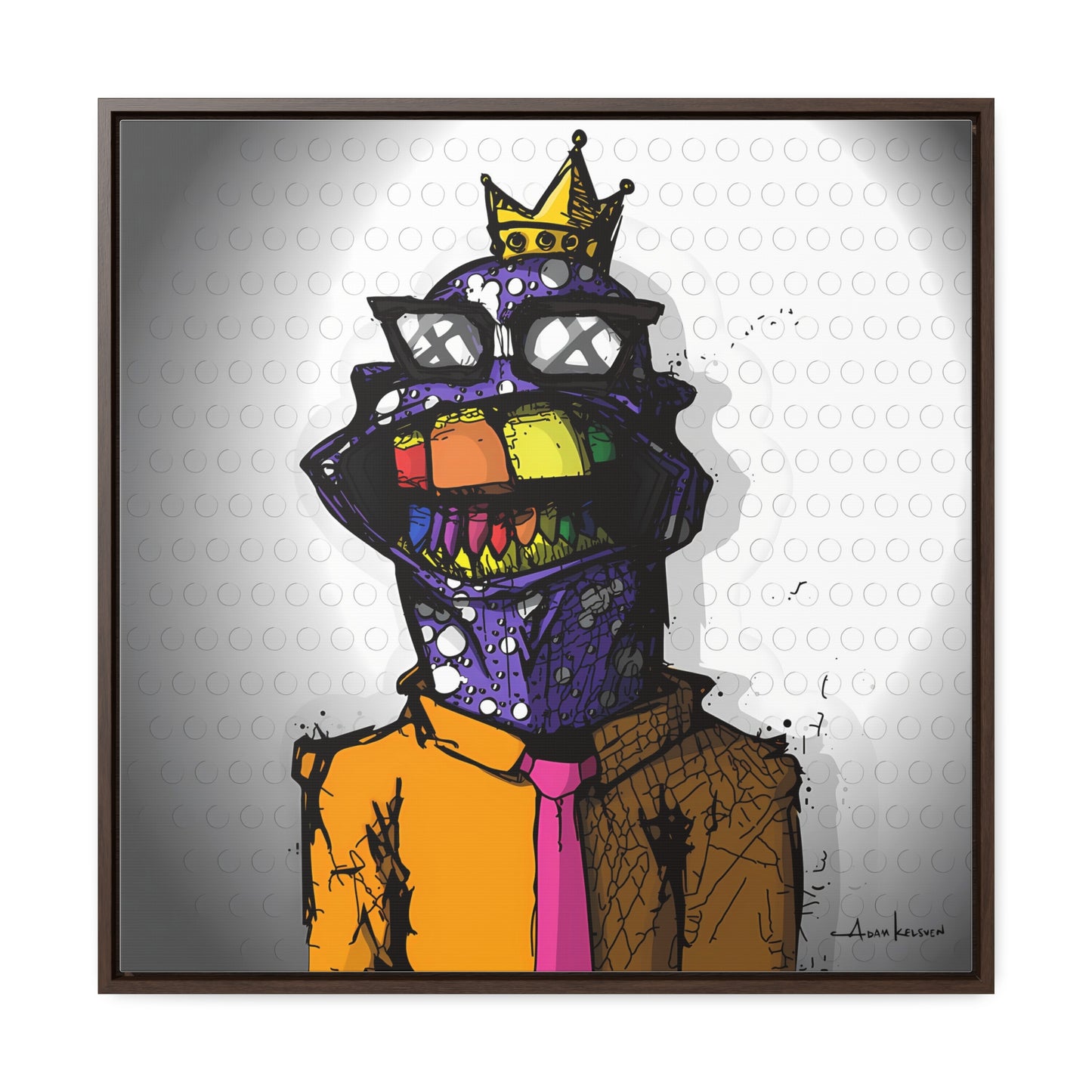 Creep #177 - Gallery Canvas Wraps, Square Frame