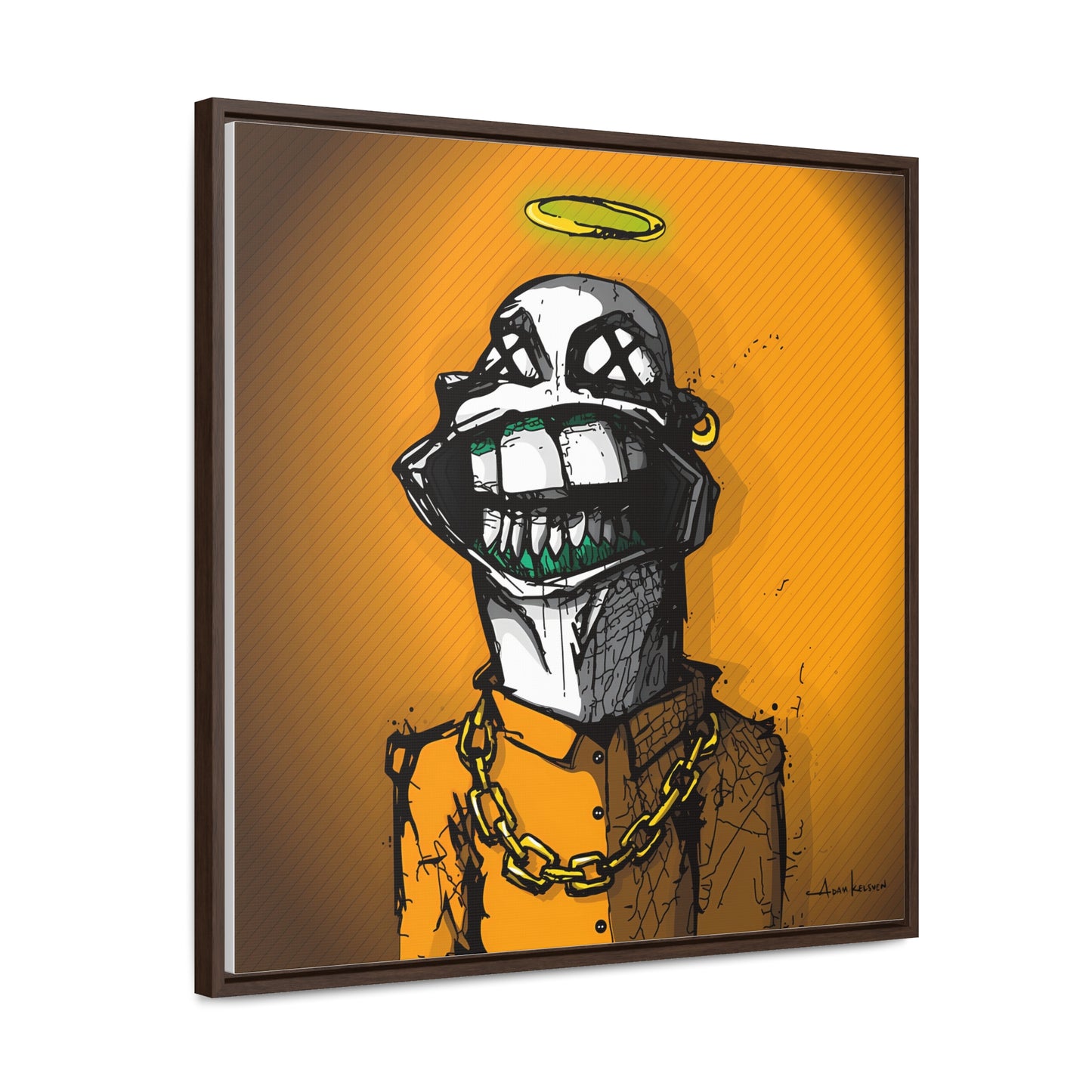 Creep #139 - Gallery Canvas Wraps, Square Frame