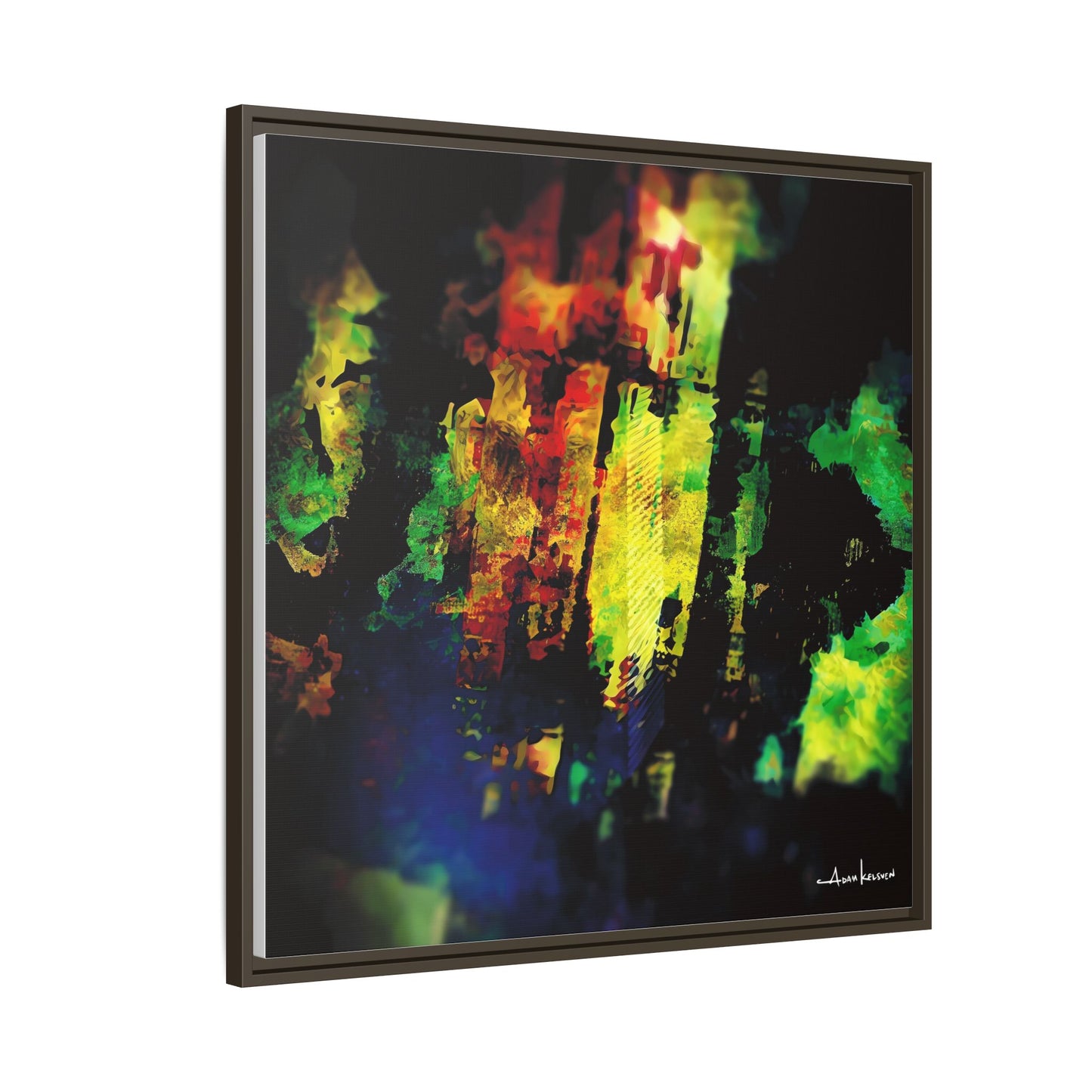 Digital Surface - Gallery Canvas Wrap, Square Frame