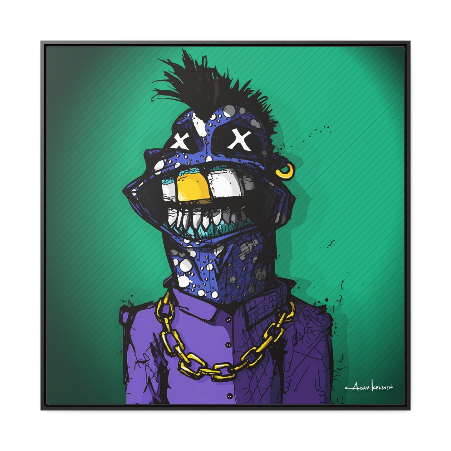 Creep #169 - Gallery Canvas Wraps, Square Frame