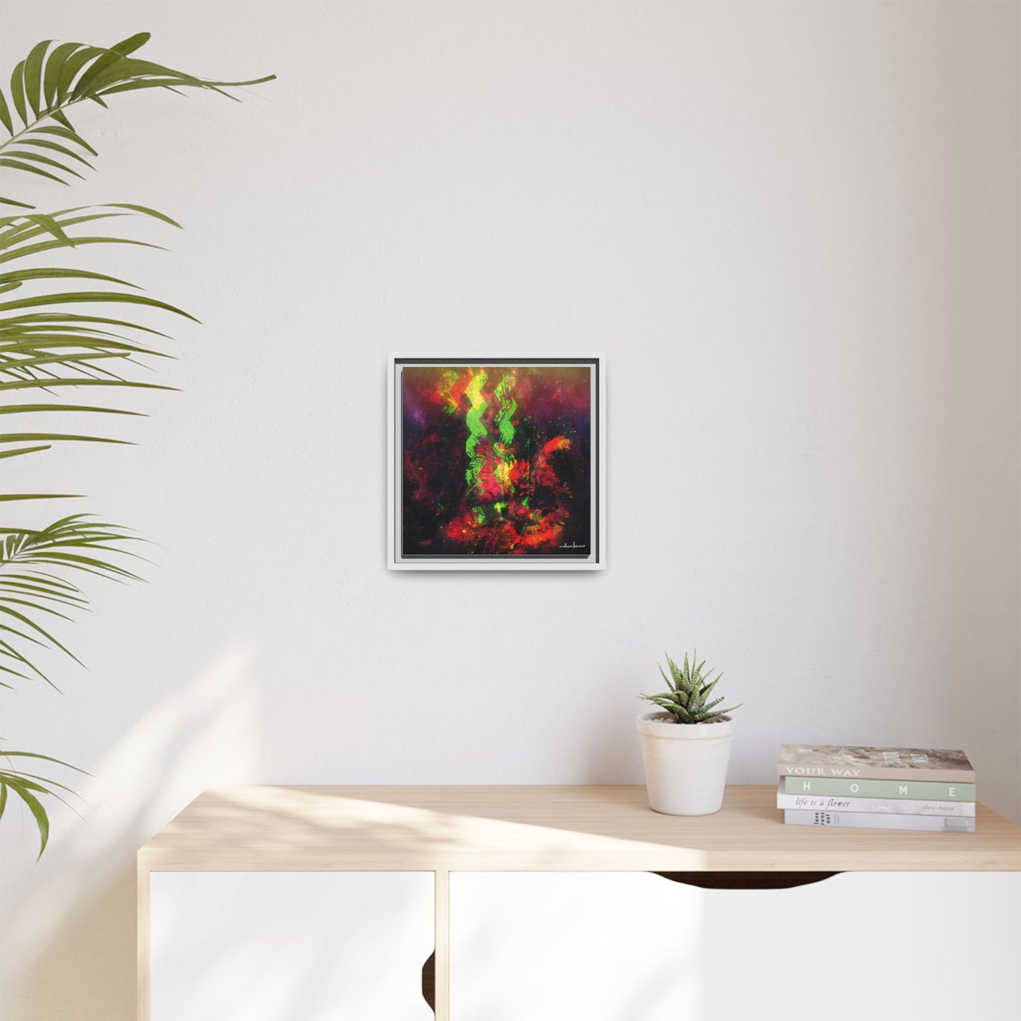 Sailboat - Gallery Canvas Wrap, Square Frame