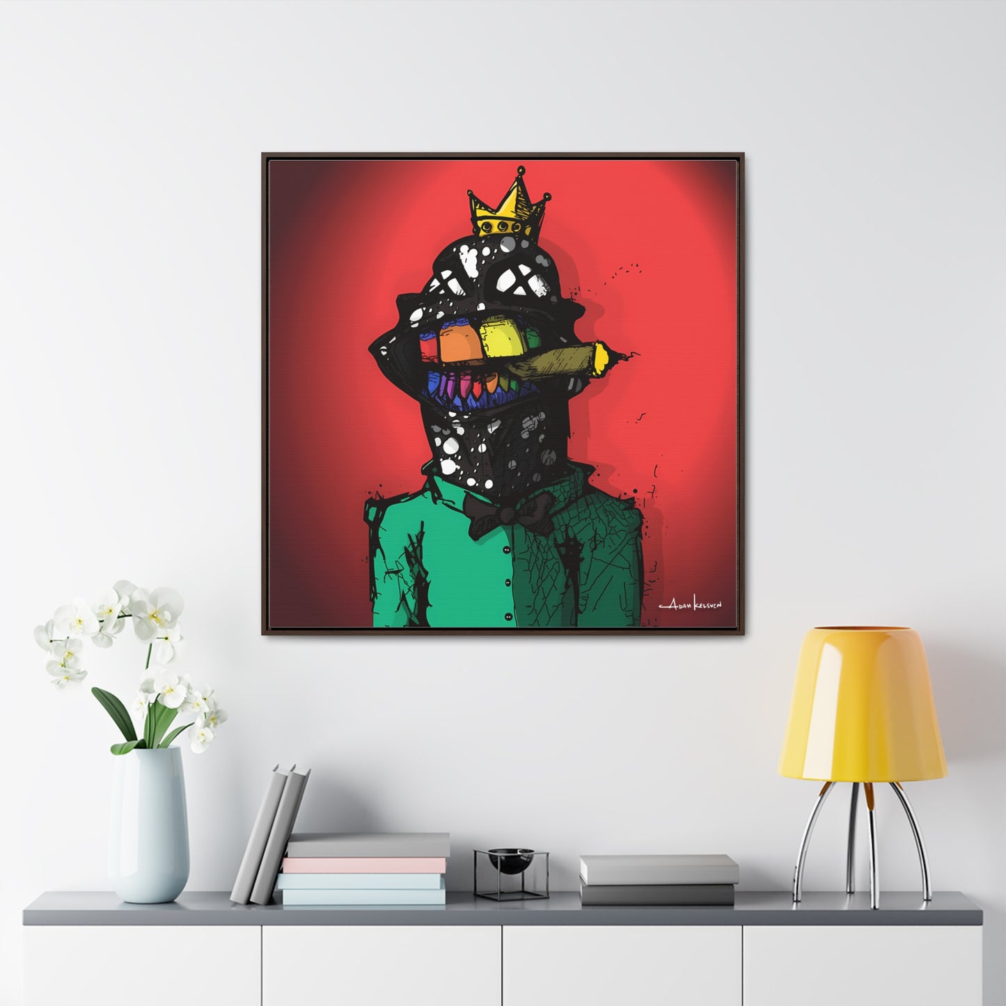 Creep #197 - Gallery Canvas Wraps, Square Frame