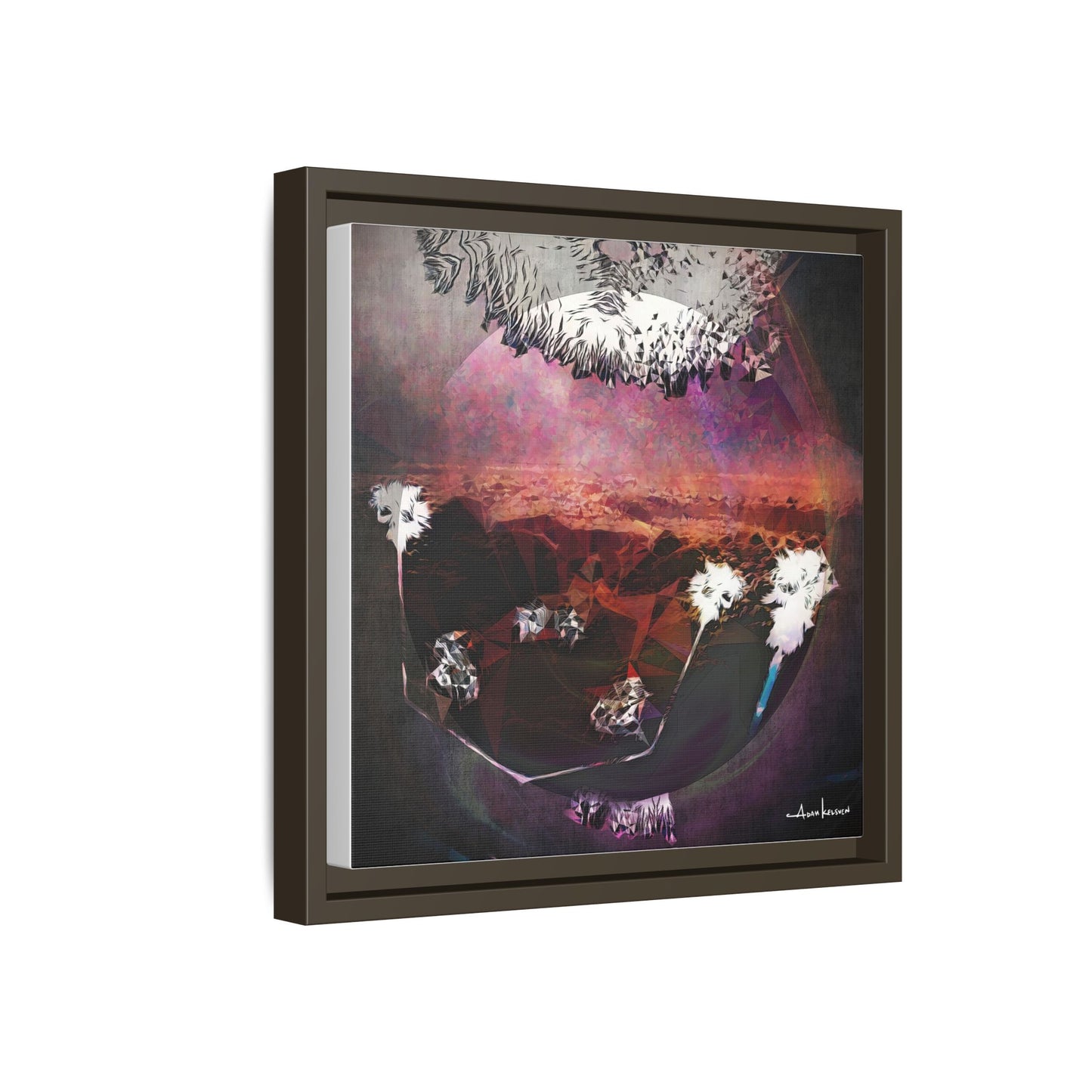 Bunny - Gallery Canvas Wrap, Square Frame