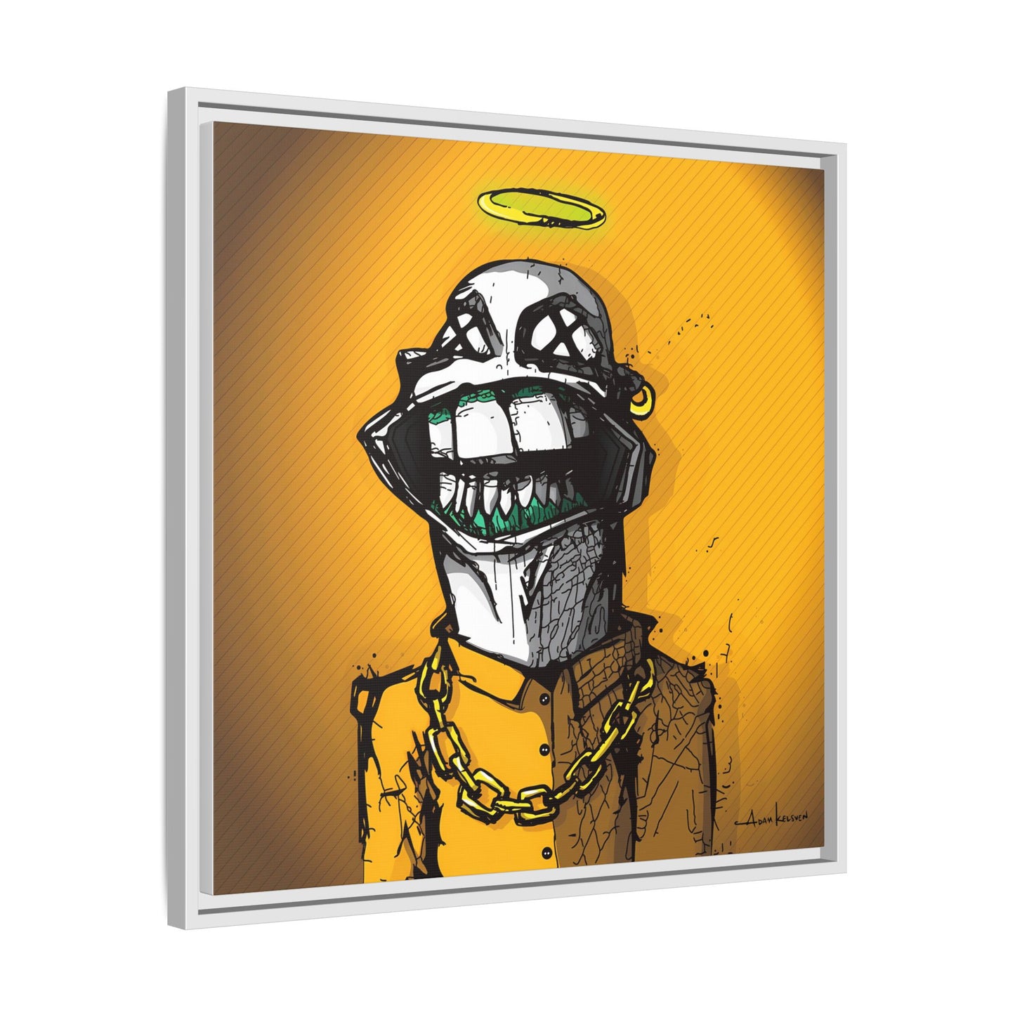 Creep #139 - Gallery Canvas Wraps, Square Frame