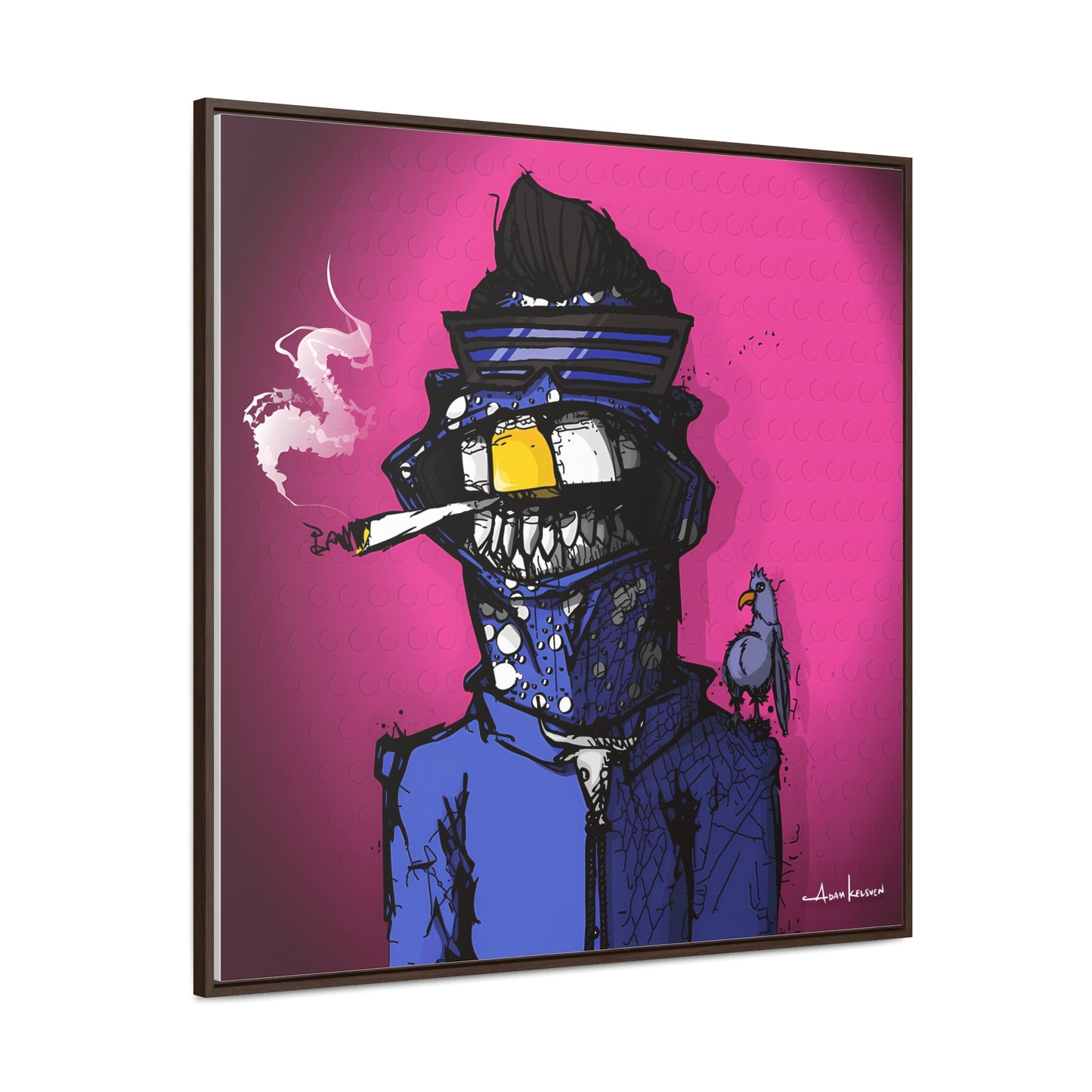 Creep #022 - Gallery Canvas Wraps, Square Frame