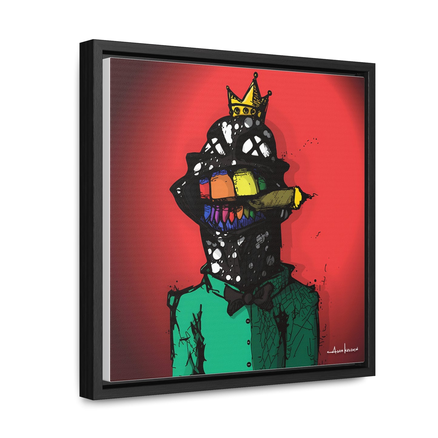 Creep #197 - Gallery Canvas Wraps, Square Frame